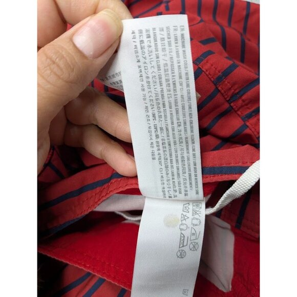 Abercrombie & Fitch Board Shorts Men Size 34 Striped Trunks Beach Sailor Retro - Picture 12 of 12